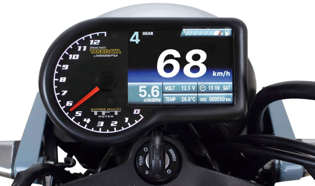 ダックス125のシフトインジケーター・メーター4